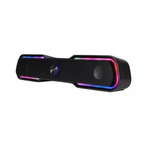 BOCINA START THE GAME BSP-350 BLUETOOTH/3.5MM, USB, ILUMINACIÓN RGB, NEGRO