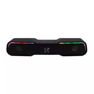 BOCINA START THE GAME BSP-350 BLUETOOTH/3.5MM, USB, ILUMINACIÓN RGB, NEGRO