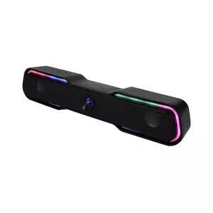 BOCINA START THE GAME BSP-350 BLUETOOTH/3.5MM, USB, ILUMINACIÓN RGB, NEGRO