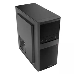 Gabinete Acteck Media Torre Kiruna II GM420 / Max MB ATX Fuente ATX 500 W / 2xUSB 2.0 / Full Metálico + Frente Solido / Ad