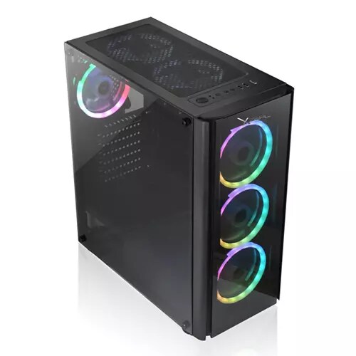 "GABINETE XZEAL GAMER XZ110-1 ATX NEGRO RGB TG USB 3.0
"