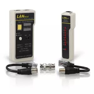 TESTER PARA CABLE DE RED ENSON ENS-TELN2 IDEAL PARA IDENTIFICAR ERRORES DE TERMINADO Y CONTINUIDAD EN CABLES DE RED Y TELE