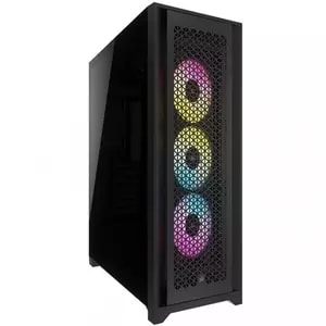 GABINETE CORSAIR ICUE 5000D RGB AIRFLOW MEDIA TORRE NEGRO TG ATX