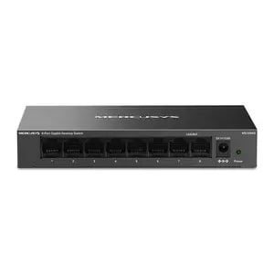Mercusys MS108GS 8 Puertos Conmutador Ethernet - Gigabit Ethernet - 10/100/1000Base-T - 2 Capa compatible - 4.22W Power Co