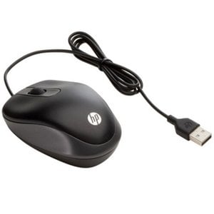 Mouse óptico HP Travel, USB Type-A de 180cm, hasta 1000 ppp, Conectividad Plug and Play, Compatible con Windows 7; Windows