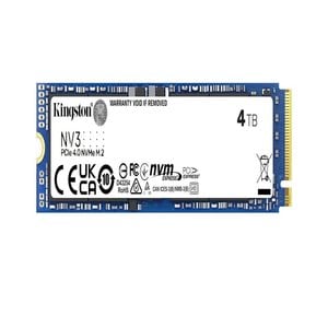 SSD ESTADO SOLIDO KINGSTON 4000G NV3 M.2 2280 PCIe 4.0 NVMe SSD
