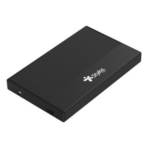 ENCLOSURE STYLOS 2.5" PARA SSD / HDD / INTERFAZ TIPO C/ ALUMINIO / NEGRO 
