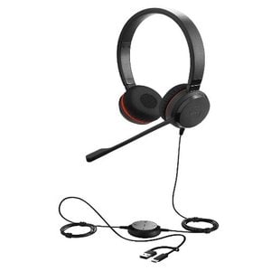 Auriculares Jabra Evolve 30 II Cableado Sobre la cabeza, Sobre la oreja Estéreo - Negro - Certificación Microsoft Teams - 