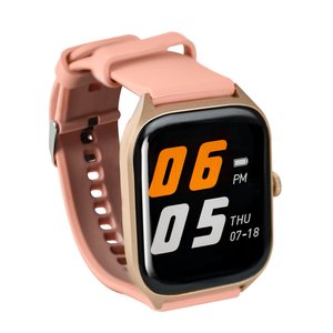 Perfect Choice Smart Watch - Rosa Case Color - Rosa Band Color - LAN inalámbrica - Podómetro - Altavoz, Notificación push,