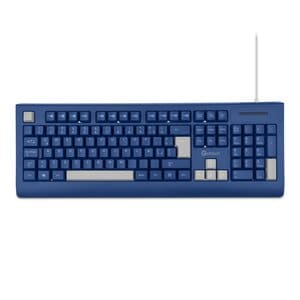 Teclado Slim Getttch 8m Pulsaciones Usb Con Reposamanos Azu
