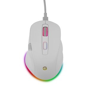 Mouse Gamer Getttech, Inalámbrico/alámbrico, Bluetooth, Usb, 6400dpi, Retroiluminación Rgb, Negro