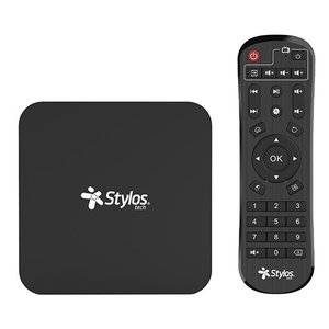 Xzeal Gaming Stylos tv box smart 4k+ android 10+ 16gb+2gb +2 x usb 2.0+wifi color negro