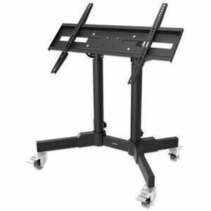 Soporte compacto tipo carro para pantallas de 23" a 70" con inclinación de 45°, Soporta una pantalla de 23" a 70" hasta 40