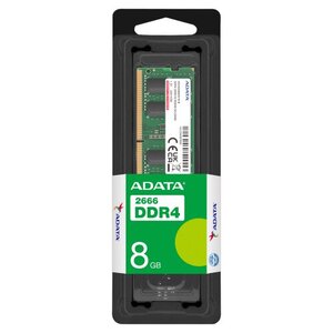 Módulo RAM Adata Premier AD4S26668G19-SGN para Portátil - 8GB - DDR4-2666/PC4-21333 DDR4 SDRAM - 2666MHz - CL19 - 1.20V - 