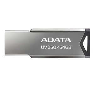 Unidad flash Adata Classic UV250 - 64GB - USB 2.0 - Plata - 5Año(s) Garantía