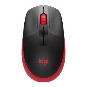 MOUSE INALAMBRICO M190 AMBIDIESTRO DE TAMAÑO REGULAR COLOR ROJO