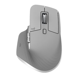 Mouse Logitech MX MASTER 3S - Frecuencia Bluetooth/Radio - USB - Darkfield - 7 Botón(es) - Grafito - Inalámbrico - 2.40GHz