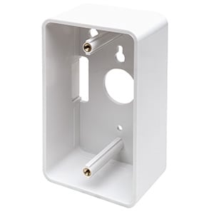 CAJA DE PARED PARA CABLE DE RED RJ45 UTP CHALUPA BLANCO 4.80CM PROFUNDIDAD