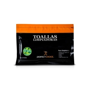 Toallas Limpiadoras Para Pantallas de TV y Monitores Pack de 20 | PERFECT CHOICE