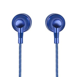 Auricular Perfect Choice Stretto Cableado Auricular Estéreo - Azul - Binaural - Intrauditivo - 120cm Cable - Mini-phone (3
