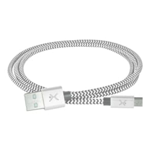Perfect Choice 1m Micro-USB/USB Cable de transferencia de datos - 1 - Cable for Smartphone, Tableta - 28 AWG - Blanco
