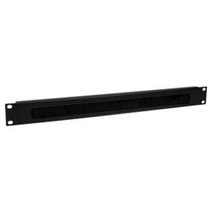 StarTech.com Panel Pasacables con Cepillo para Gabinete Rack de Servidores 1U - Organizador de Cableado de Peine - Panel d