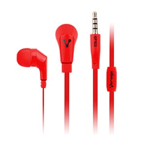 Vorago Ep-103 Audifonos Ep-103 Rojo 3.5Mm - Binaural - Intrauditivo - 32Ohm - 20Hz a 20kHz - 120cm Cable - Mini-phone (3.5mm)