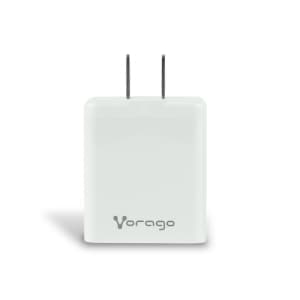 Vorago CARGADOR P/PARED AU-350 QUICK  CHARGE 3.0 20W USB A Y TIPO C BLANCO