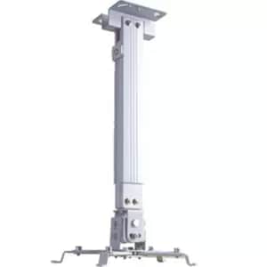 BRobotix Soporte universal techo o pared para proyector color blanco,expandible de 43 CM A 63 CM

