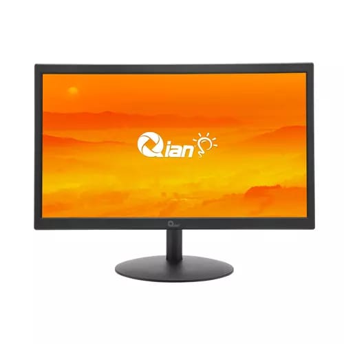 QIAN MONITOR LED HD 19.5" 1600X900, 16.7 MILLONES DE COLORES 60HZ,  VGA Y HDMI,MONTAJE VESA, RESPUESTA 5MS, 1 AÑO DE GARAN