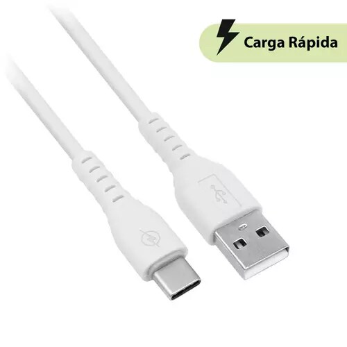FASTCHARGE CABLE USB V3.0 A-TIPO C BLANCO 1M