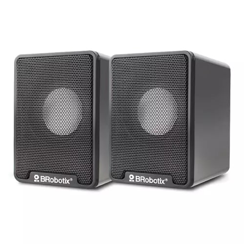 BOCINA DUAL USB V2.0 NEGRA SUBWOOFER