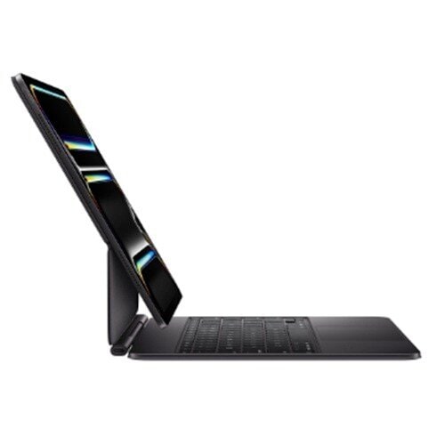 Estuche de teclado/cubierta Apple Magic para 33cm (13") iPad Pro 13 (2024) Tableta - Inglés (EEUU) Teclado - Negro - Alumi