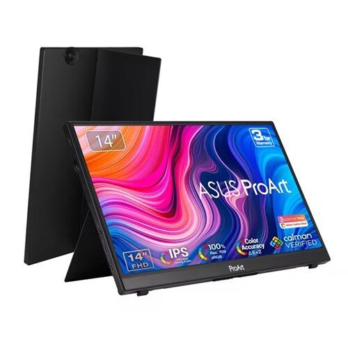 MONITOR PORTATIL ASUS PROART 14 FHD/SRGB/5MS/USB-C/MICRO HDMI
