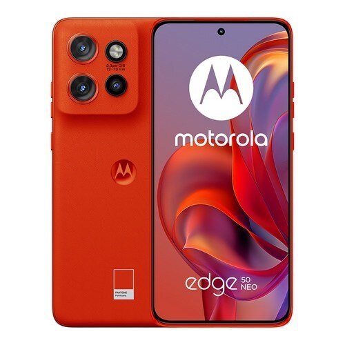 SMARTPHONE MOTOROLA EDGE 50 NEO, PANTALLA 6.36", 256 GB interna 8 GB RAM, Cámara principal 50 MP + 13 MP + 8 MP, Cámara Fr