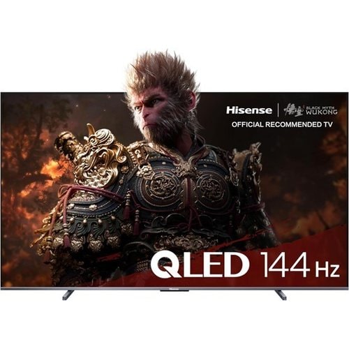 Pantalla Hisense de 100 pulgadas QLED, Google TV, native refresh 144Hz, 4K, 3840*2160, Alexa/Siri/Google Home/Airplay/Mira