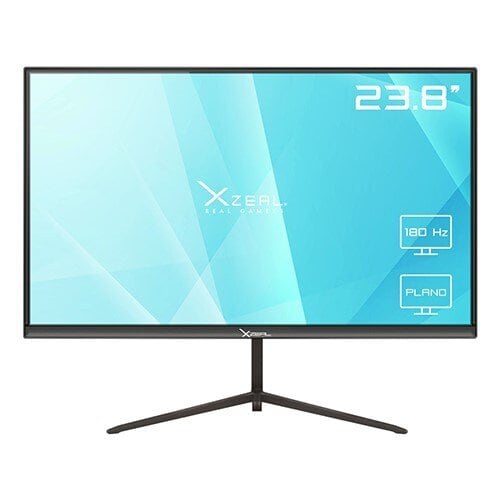 Monitor Xzeal 23.8" Xzeal XZ3010-3 Panel Plano VA FHD 180Hz 1ms 1xDP + 1xHDMI + 1x3.5mm + Vesa 100x100mm Negro