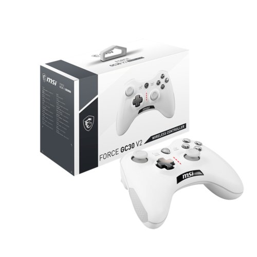 CONTROL MSI ROG FORCE GC30 V2 B LANCO WIFI/USB/BATERIA LI-ON