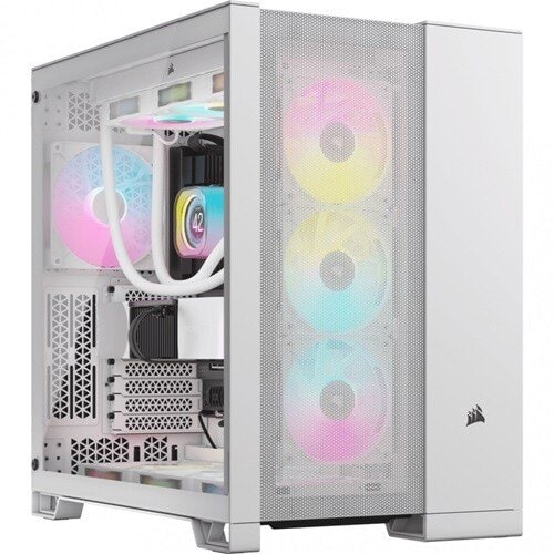 GABINETE CORSAIR AIRFLOW 6500D DOBLE CAMARA MEDIA TORRE BLAN