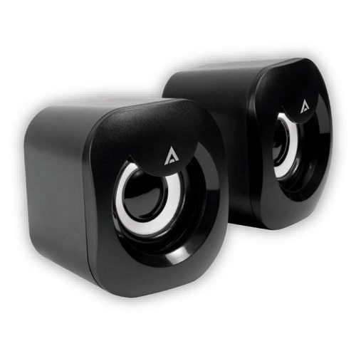 Bocinas para Computo Acteck Esence Basic AS215 / 3.5 mm / Sonido Estereo 2.0 / 6 W / Advanced Negro