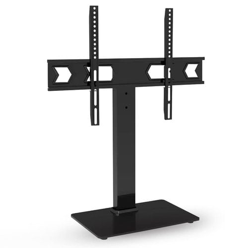 Brobotix Soporte De Mesa Para Tv 37"a 75", Con Base De Cristal Templado, Soporta Hasta 45 Kg. - Vesa: 200x200 - 200x300 - 200x400 - 200x600 - 300x300 - 300x400 - 300x600 - 400x400 - 600x400. De Escritorio, Sobremesa, Smart Tv, Soporte Para Tv , Soporte Para Tv, Soporte Tv, Soporte Universal, Pantalla Tv, Soporte Tv Para Mesa. Compatible Con Pantallas Lg®, Hisense®, Samsung®, Sansui®.