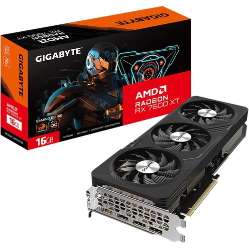 TARJETA DE VIDEO GIGABYTE RX 7600 XT GAMING OC 16G GDDR6 PCIE 4
