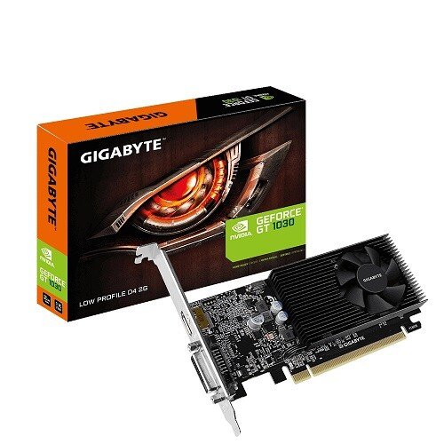 TARJETA DE VIDEO GIGABYTE GT 1030 2G GDDR4 PCI 3.0 HDMI/DVI