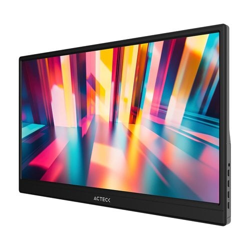 Monitor Portatil Acteck Plano 15.6" IPS / LinkPad LP15Y / FHD / 60Hz / 5ms / 2x Altavoces 1 W / HDR10 / 2x Tipo-C 3.1 + 1x