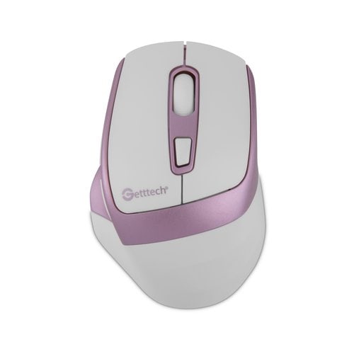 Mouse Inalámbrico Getttech , 2.4 Ghz, 5m De Conexión, Ratón Ergonómico De Dpi Ajustable De 3 Niveles, Ratón Inalámbrico Co