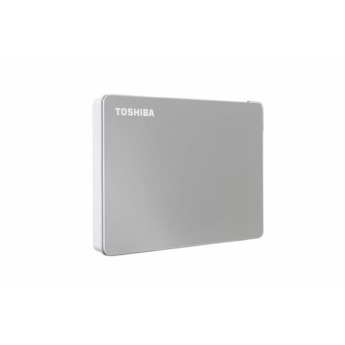 Disco Portátil Toshiba® Canvio® Flex, Plateado 1TB, con Cables USB-C® y USB-A