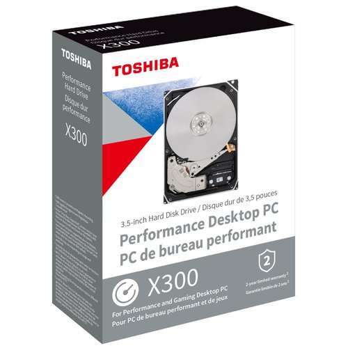 Disco Duro Interno Toshiba® X300  de Rendimiento , 12TB 7200RPM y 256MB Cache.