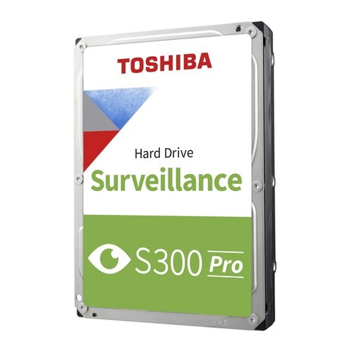 Toshiba S300 Pro 6TB Surveillance 3.5" Disco Duro Interno - CMR SATA 6 GB/s 7200 RPM 512MB Cache