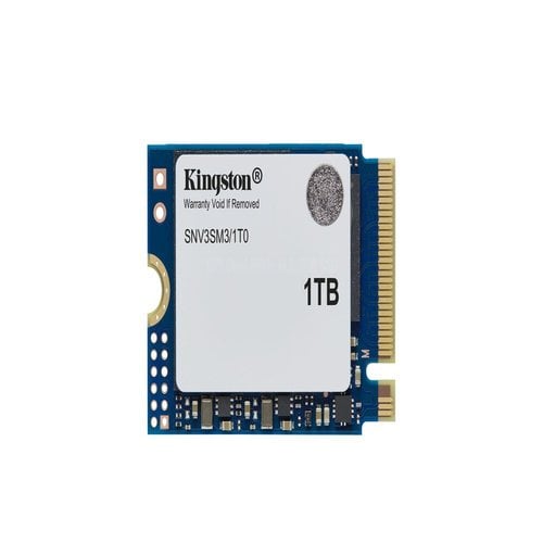 Kingston SSD NV3, Capacidad: 1TB, Factor de Forma: M.2 2230, Interfaz: NVMe PCIe Gen 4.0 x 4 Carriles, Lectura: 6000MB/s y