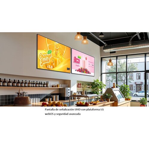 Pantalla LG Signage 65INC      4k 500 Nits 24/7 Hrs